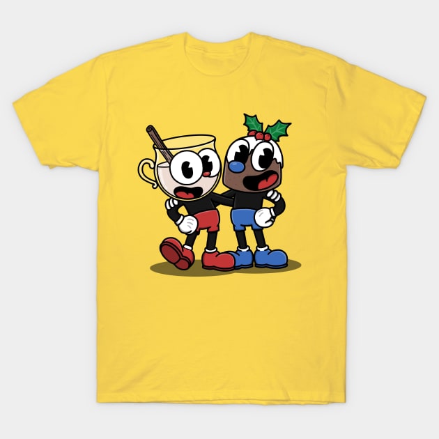 Eggnoghead and Puddingman T-Shirt by bohsky